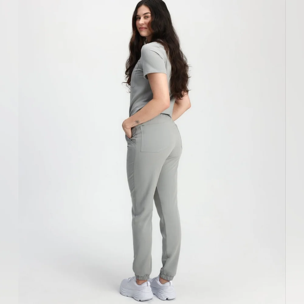 Garde-Malade, ROSIE RE-GARDE™ - QUIET GREY - Jogger Scrub Pants, Tall Medium - Picture 8 of 8